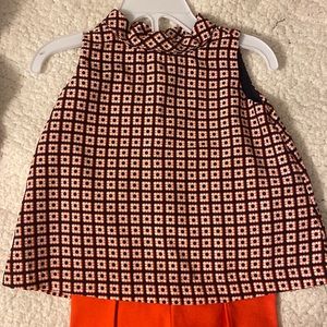Orange, BNWT, Janie and Jack girl set